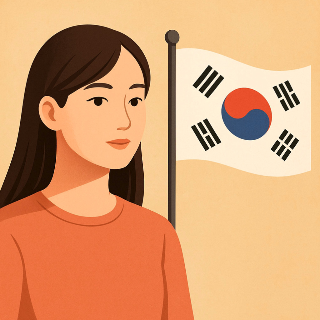 하니가 한국 국적을 보유하고 있으며, 다문화 환경에서 성장한 배경을 짐작하게 하는 이미지.