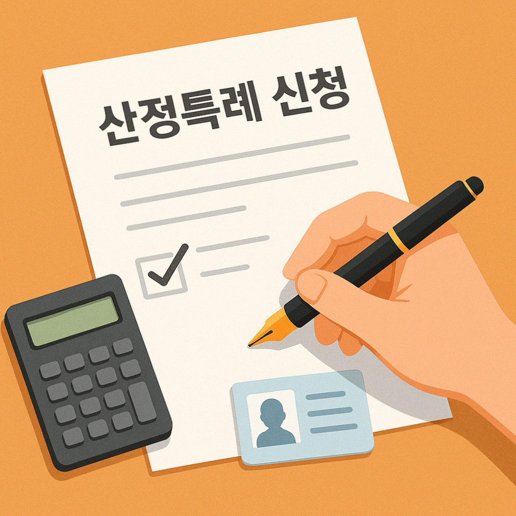 산정특례 신청 방법과 자격 기준을 설명하는 블로그의 대표 이미지로, 의료와 관련된 정보가 시각적으로 전달된다.